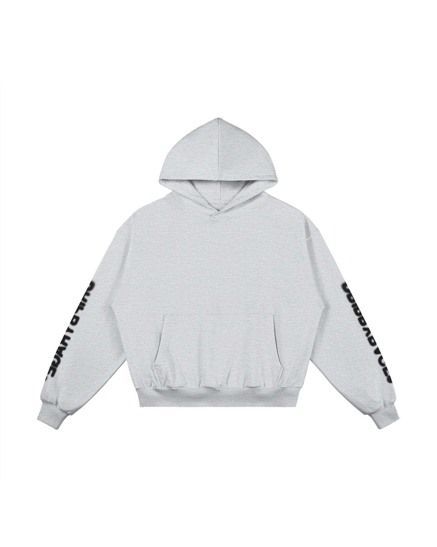 BLURRED BOXY FIT HOODIE