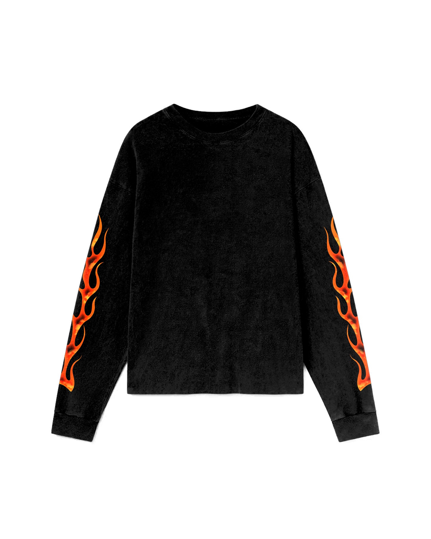 T-shirt à manches longues surdimensionné de style JATT