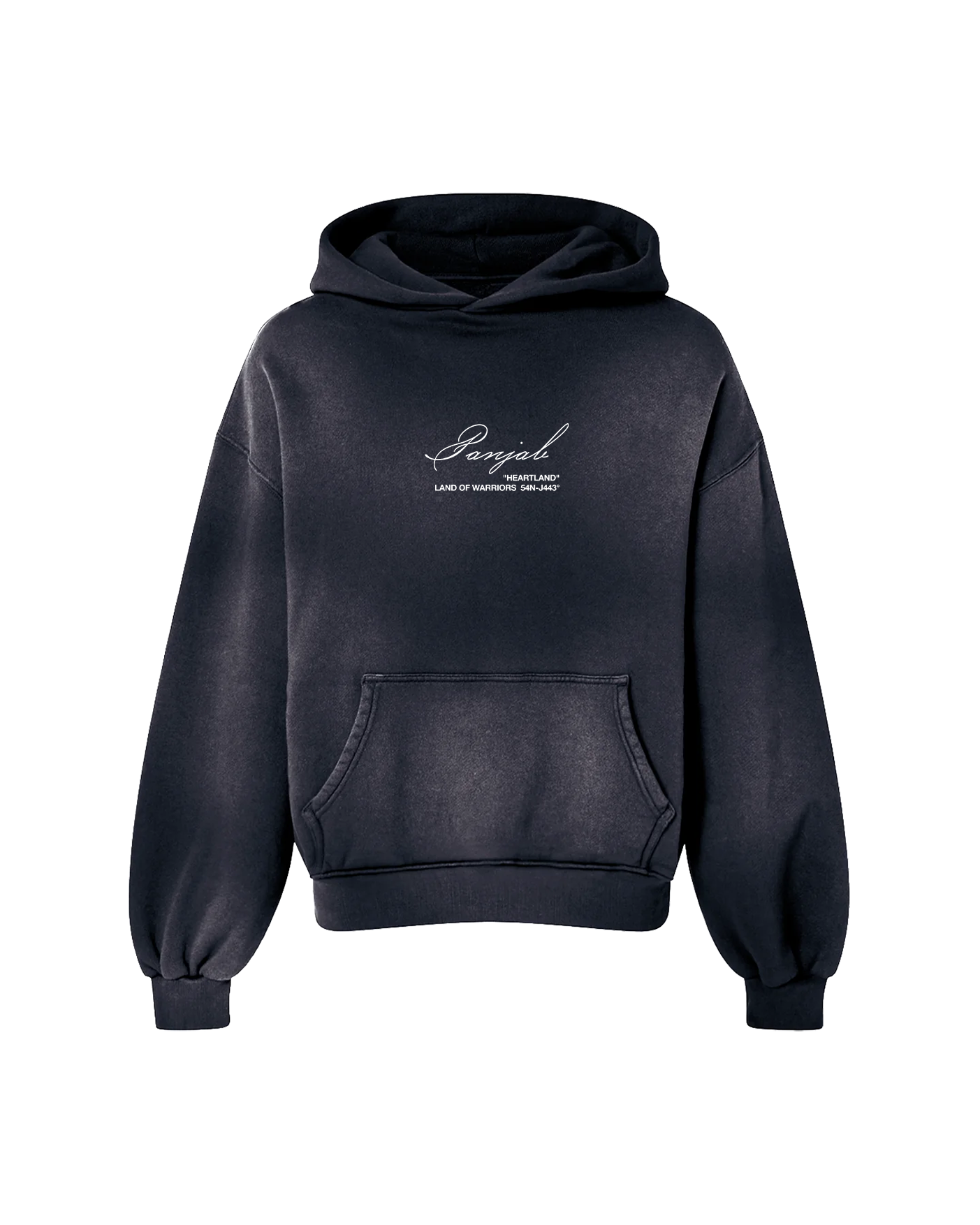 PANJAB OVERSIZED PREMIUM SUN FADED HOODIE