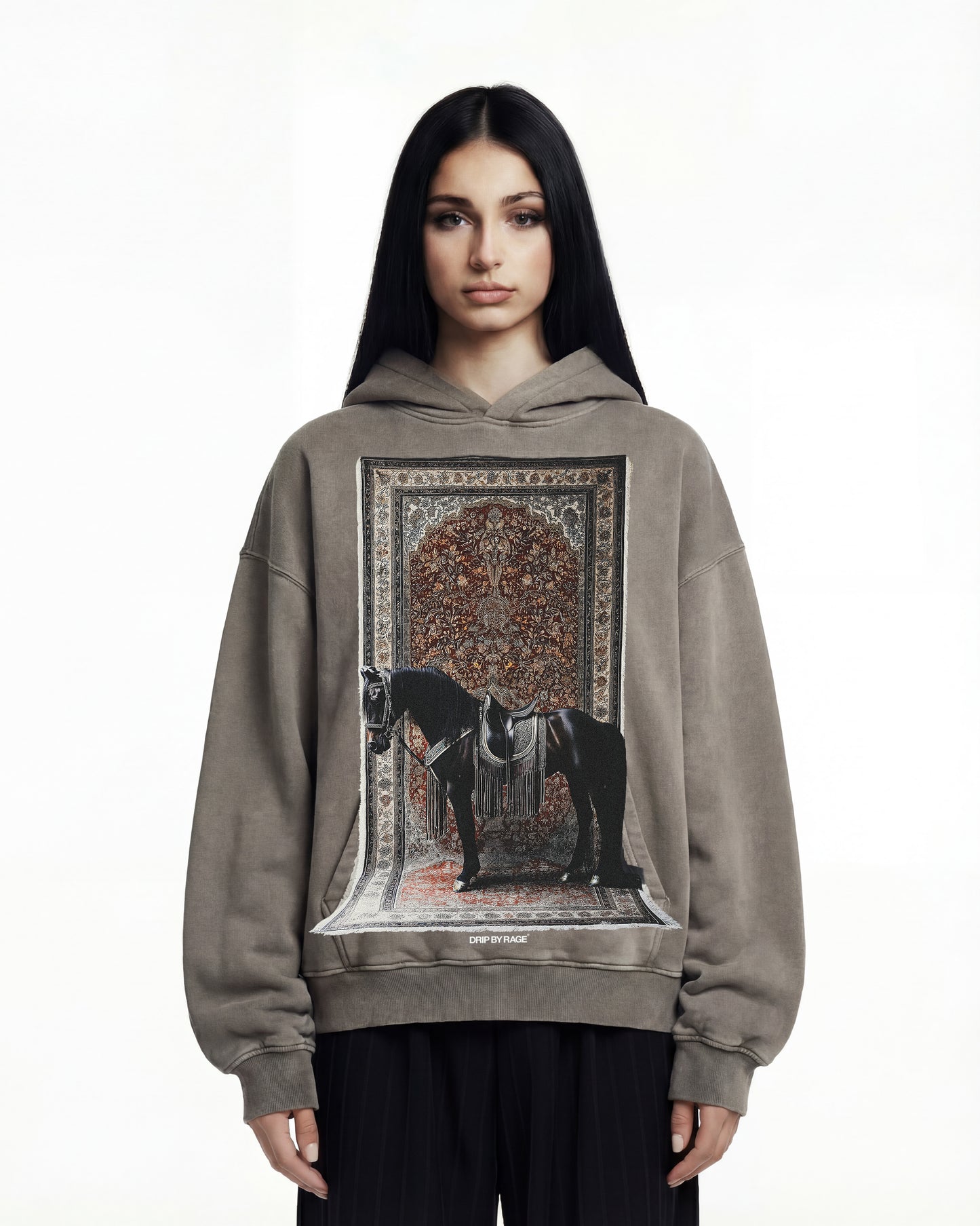 ROYALTY BIG PRINT HOODIE