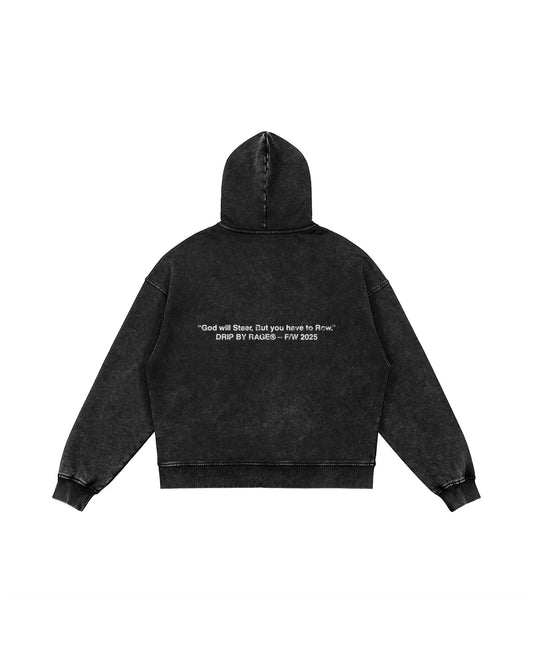 BOOHA FADED ZIP UP HOODIE