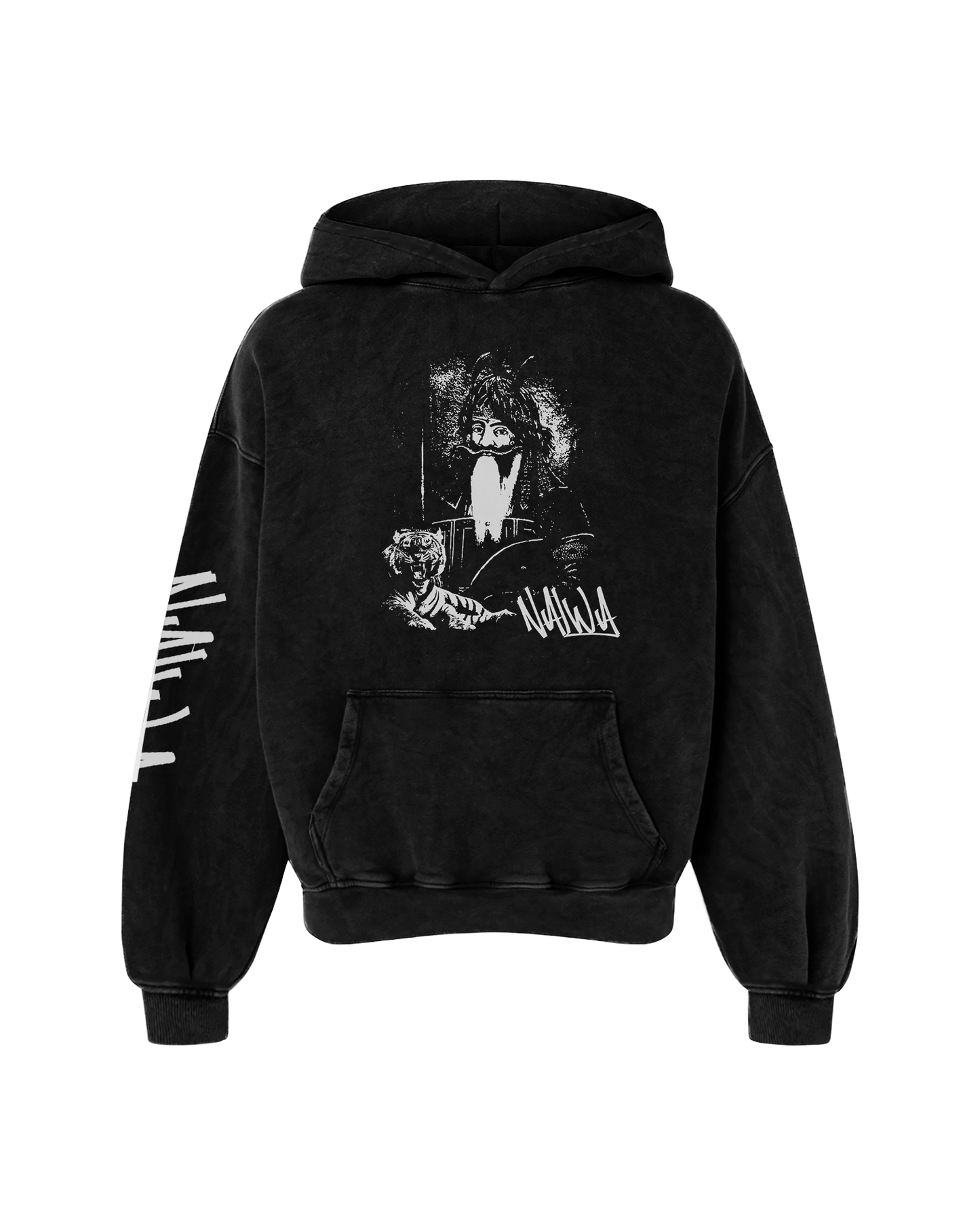 NALWA OVERSIZED FADED HOODIE