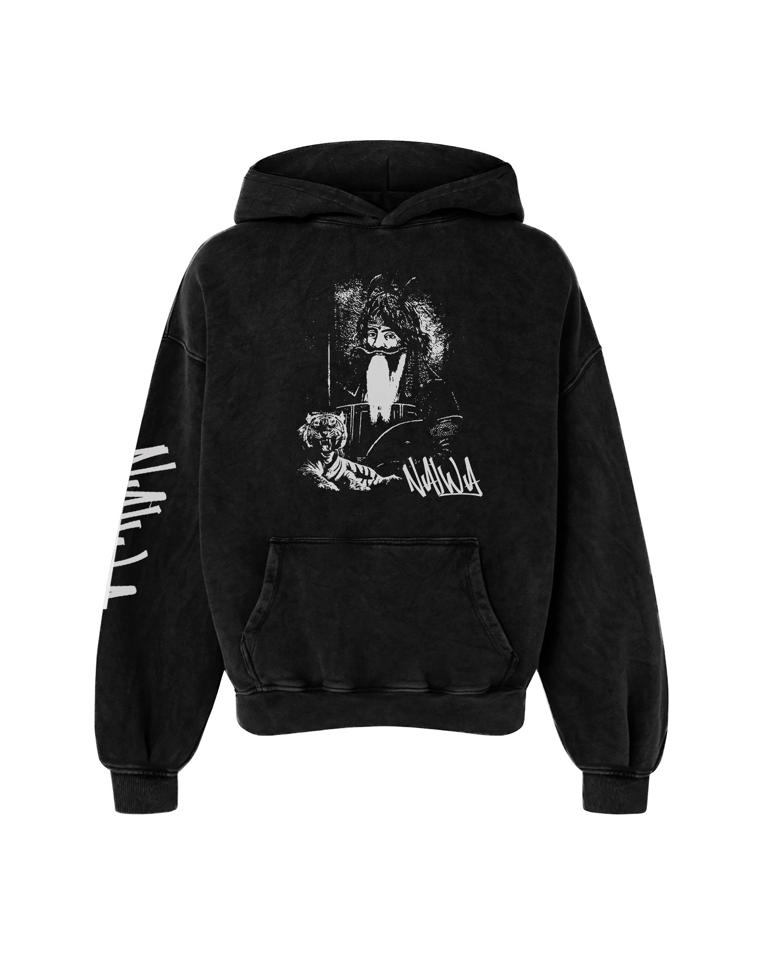 NALWA OVERSIZED FADED HOODIE