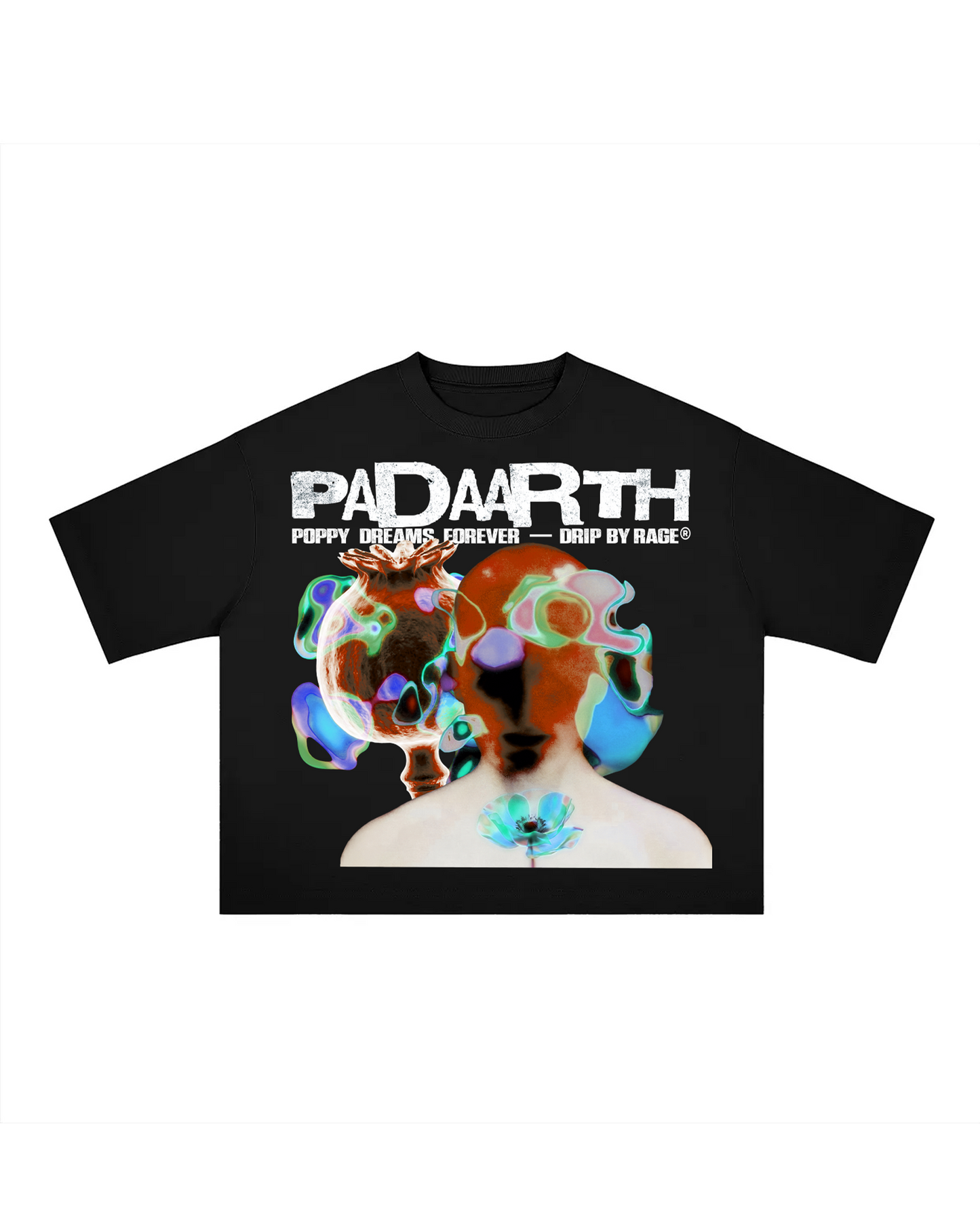POPPY DREAMS HEAVYWEIGHT BOXY T-SHIRT