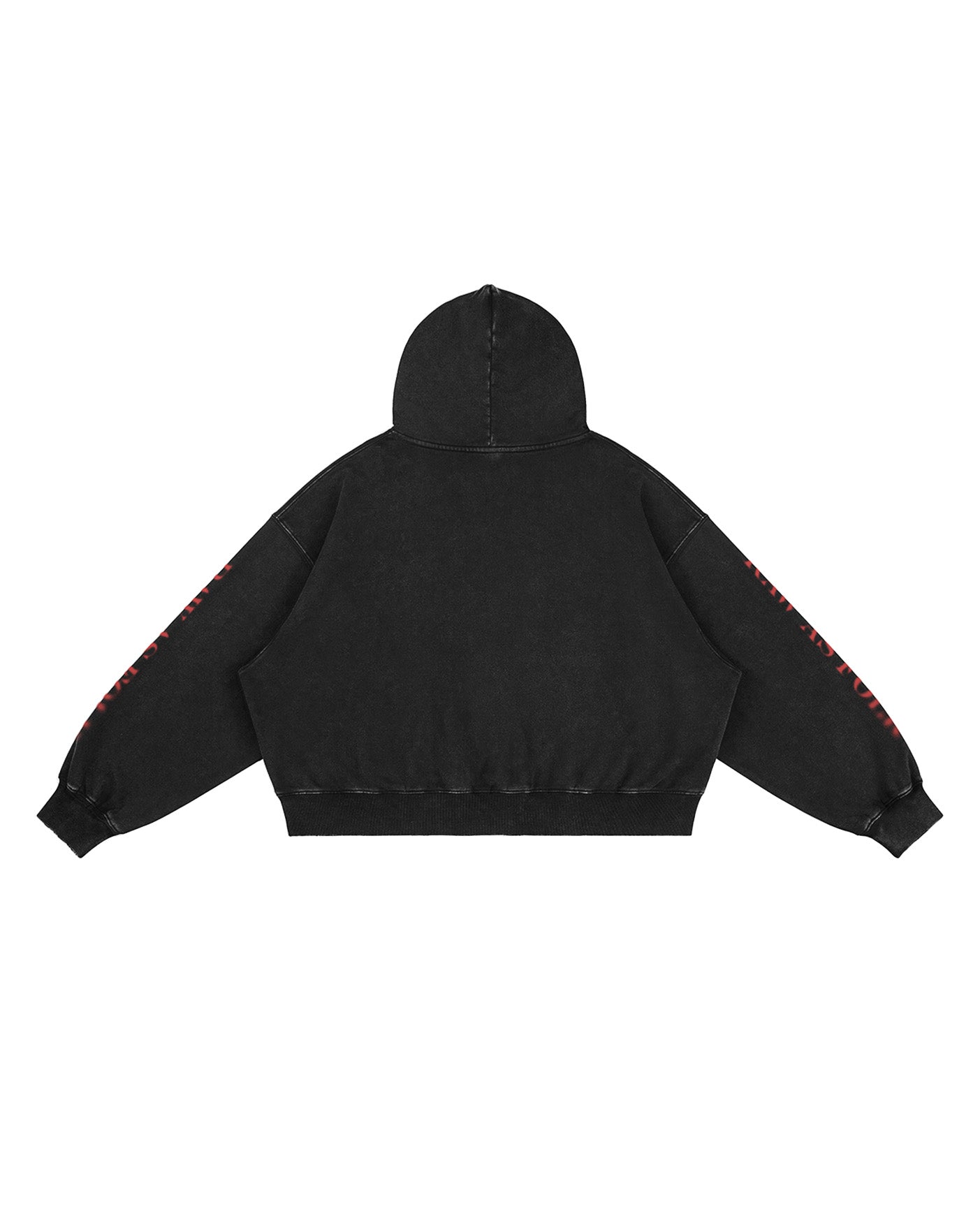 RAW AF SLEEVES BOXY HOODIE