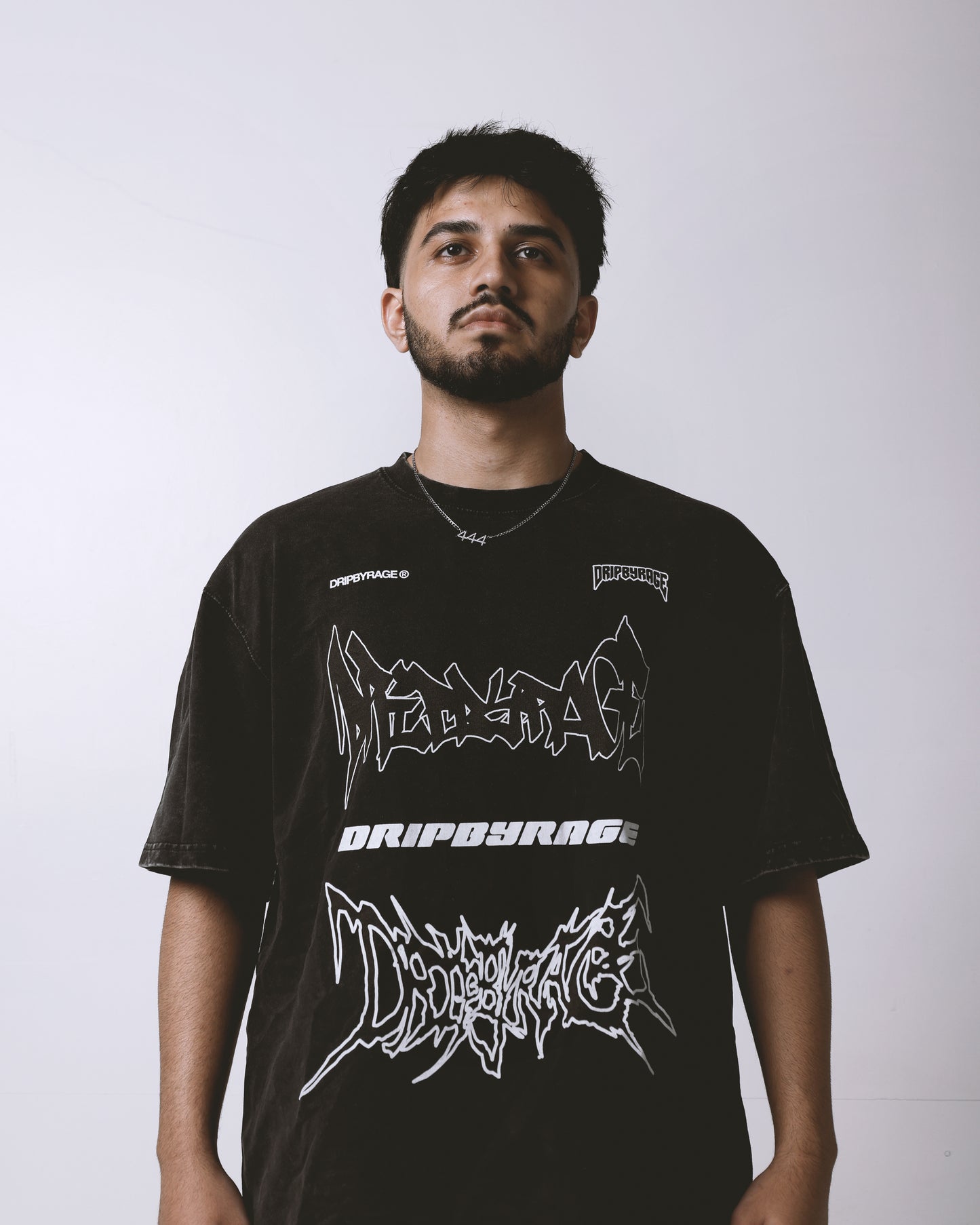 RAGE RACING OVERSIZED FADED T-SHIRT