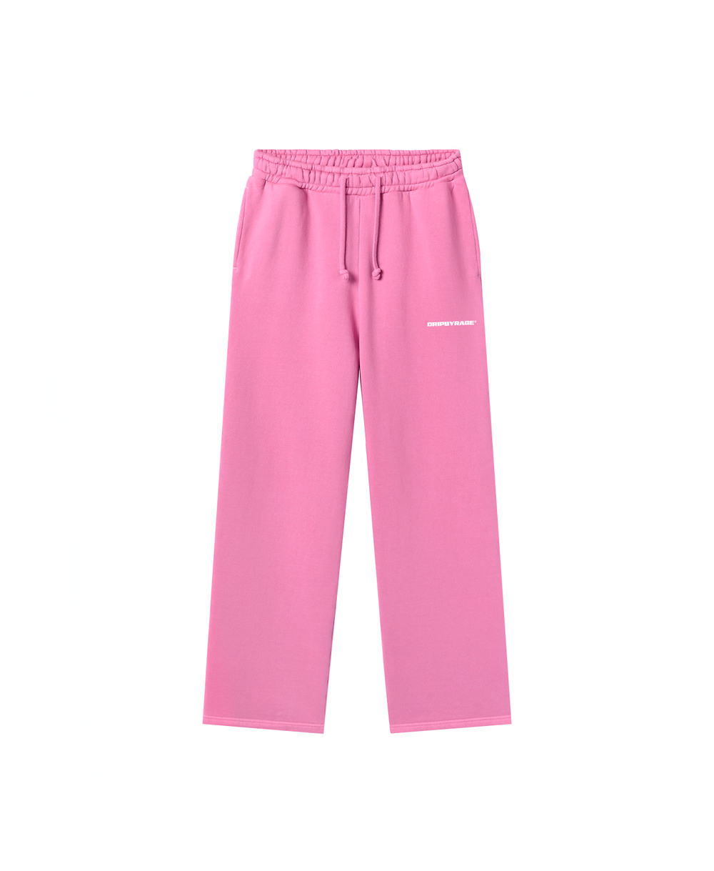 PINK RELAXED STRAIGHT SWEATPANTS