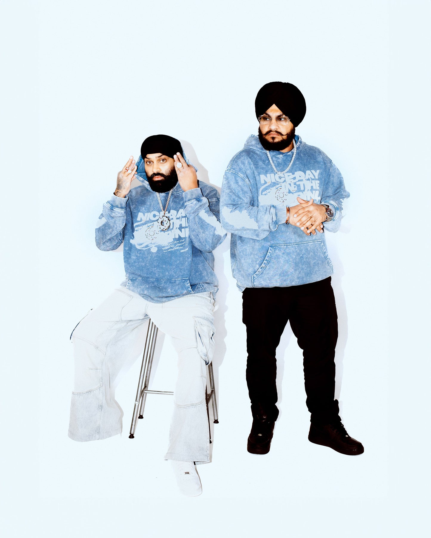 CLOUDY OVERSIZED WASHED HOODIE