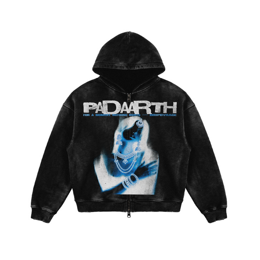 EUPHORIA FADED ZIP-UP HOODIE