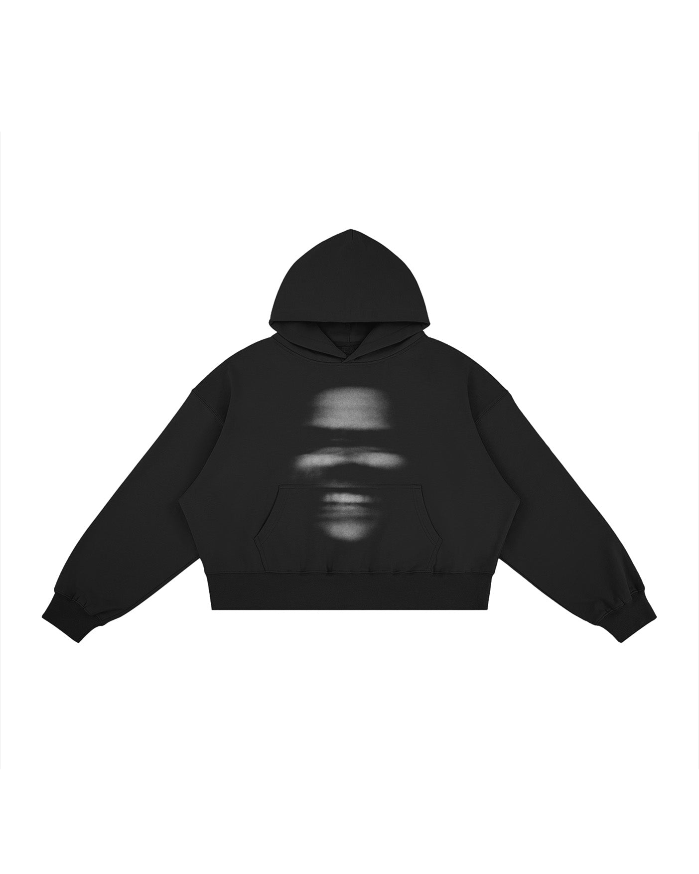 MADNESS BOXY FLEECE HOODIE BLACK