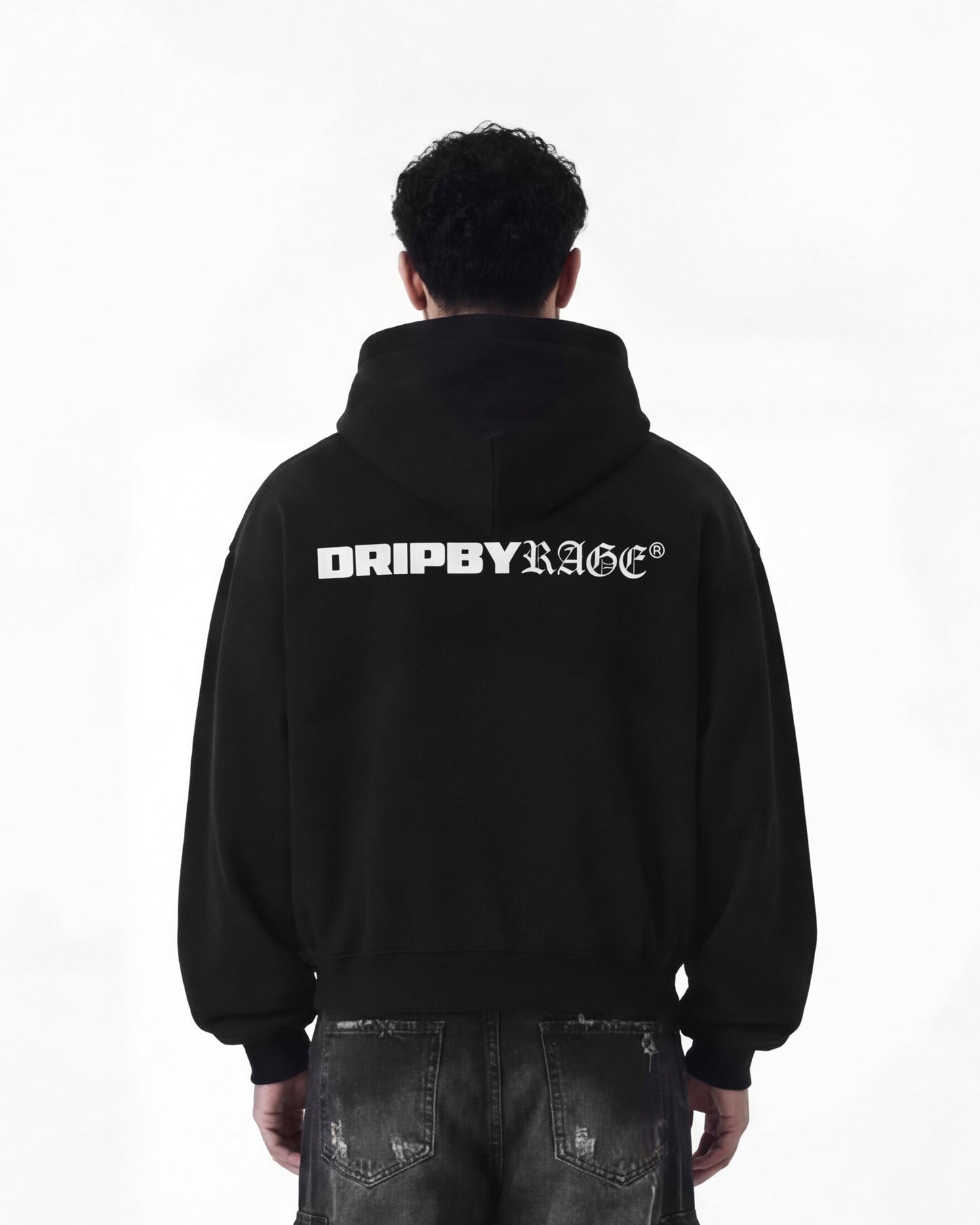 LOVE BIRDS BOXY FLEECE HOODIE