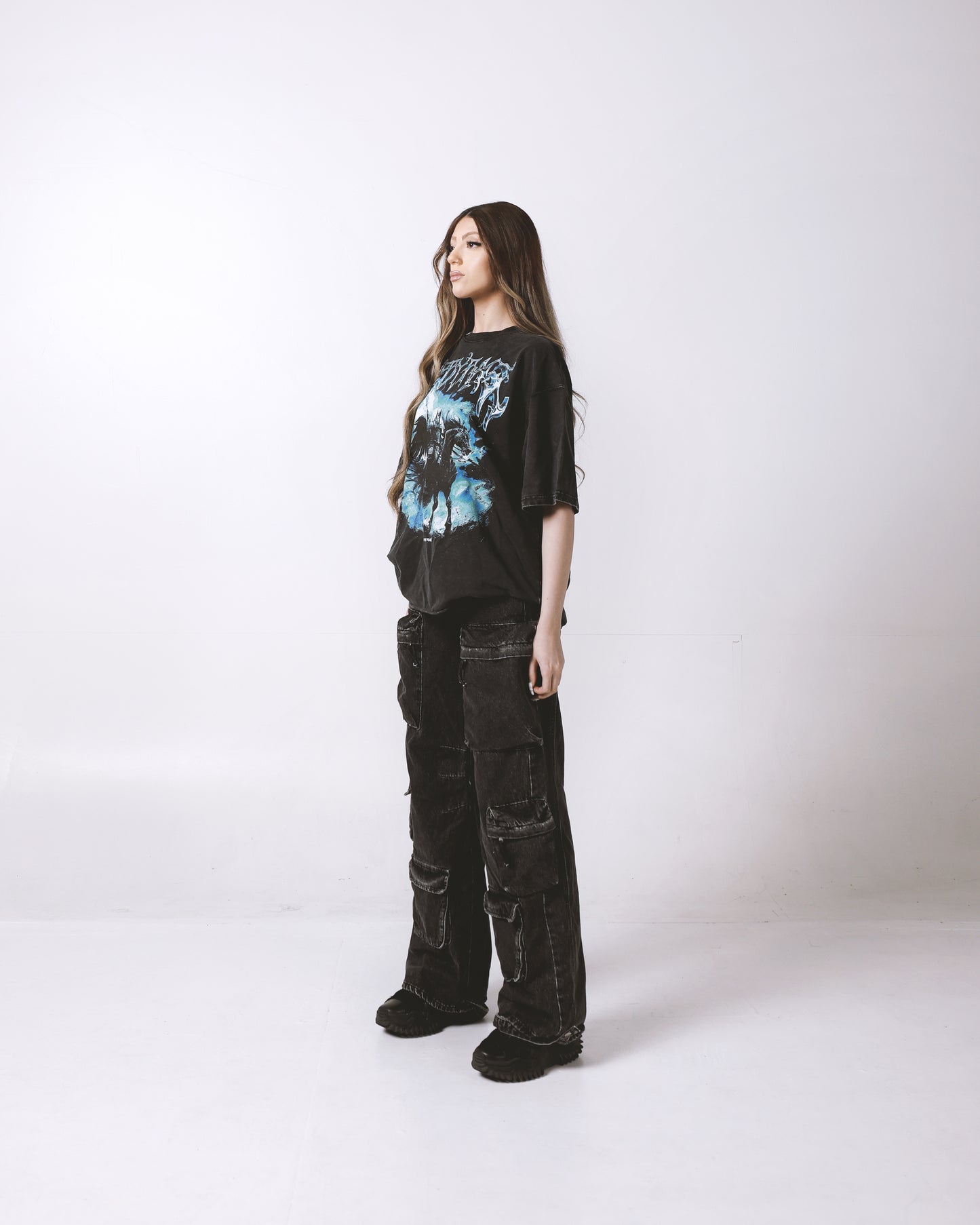 EMERALD SWORD OVERSIZED FADED T-SHIRT