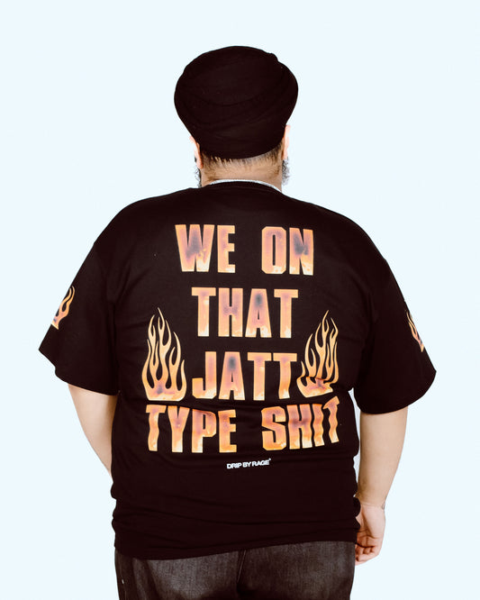 T-SHIRT DE MERDE DE TYPE JATT