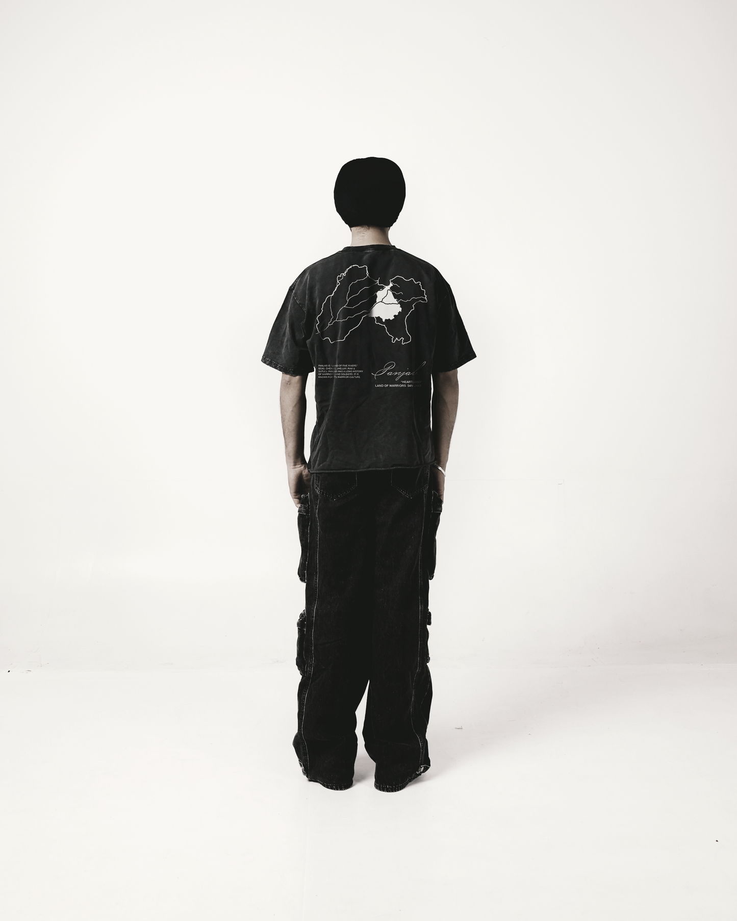 T-SHIRT DÉLAVÉ SURDIMENSIONNÉ PANJAB