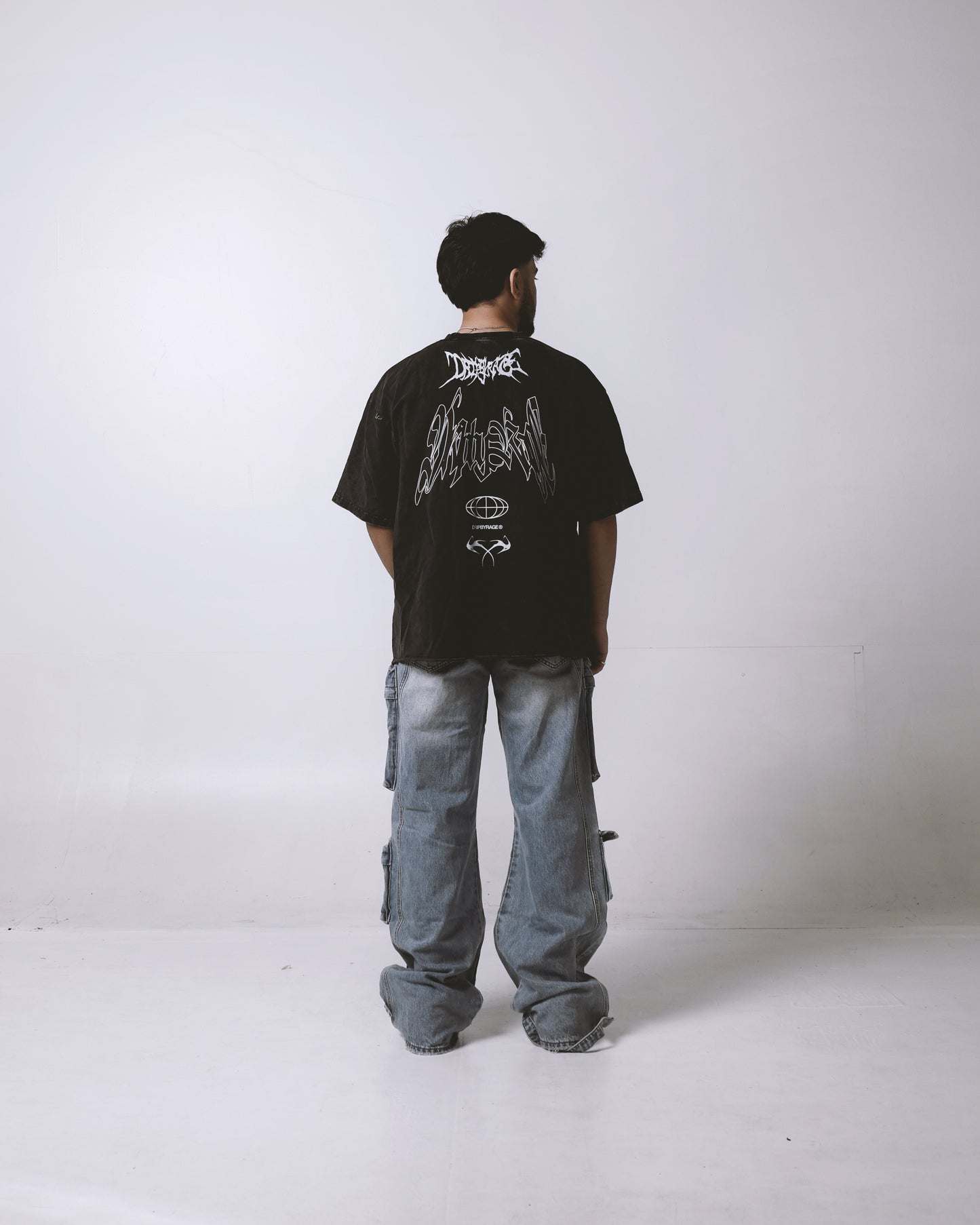 RAGE RACING OVERSIZED FADED T-SHIRT