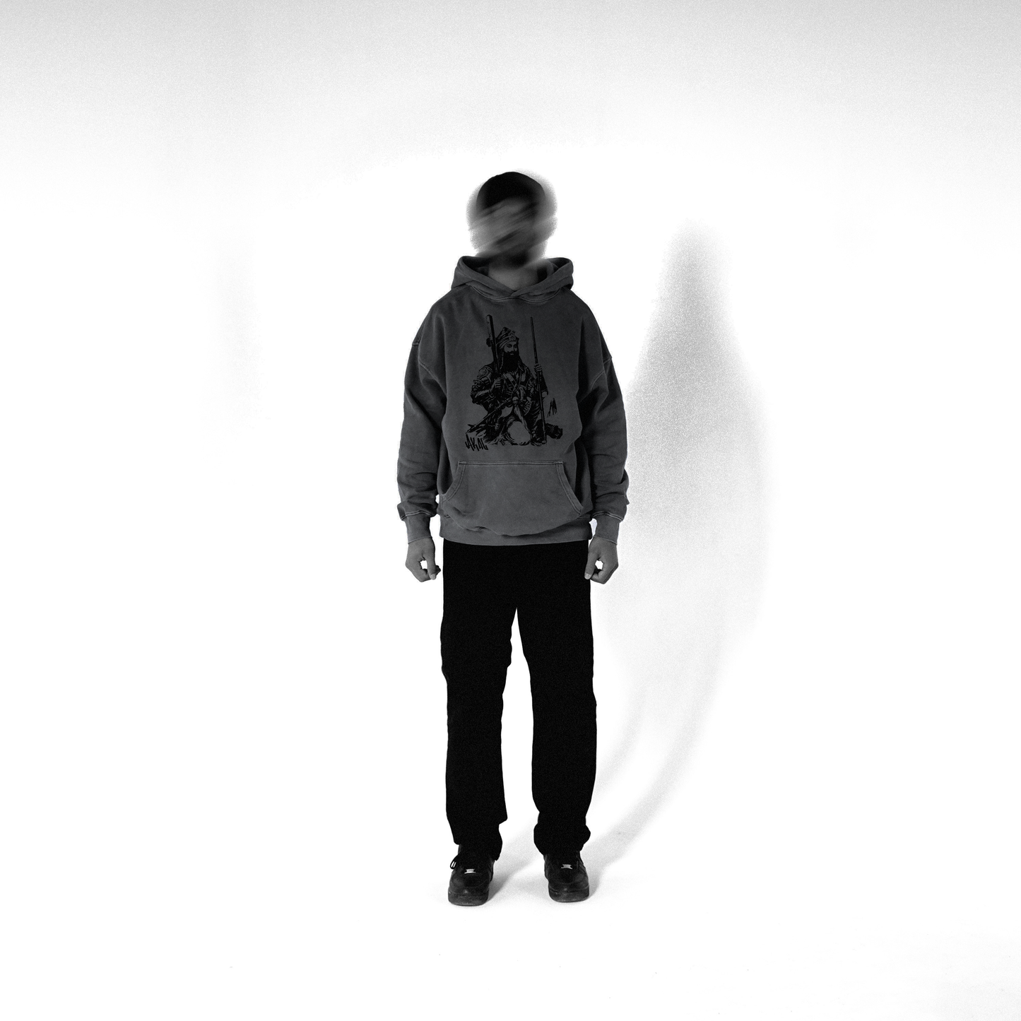 AKAL OVERSIZED FADED HOODIE GREY