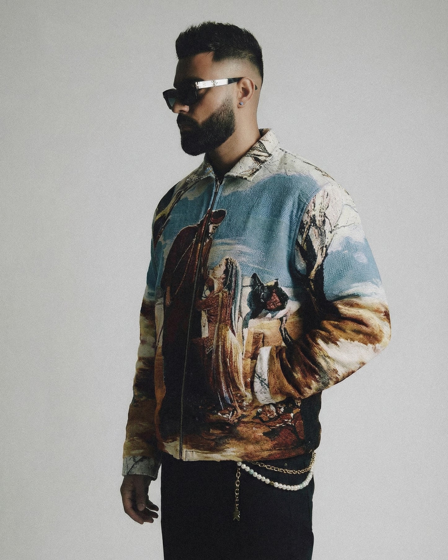 Mirza Sahiba Tapestry Fleece Jacket