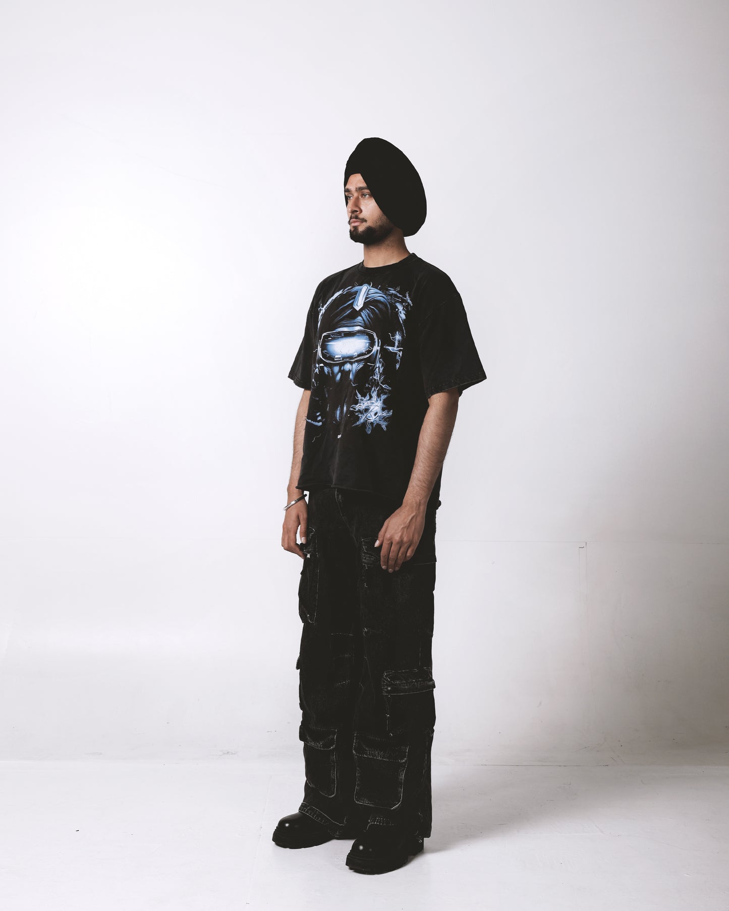 CYBER SINGH OVERSIZED FADED T-SHIRT