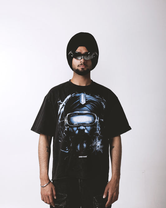 CYBER SINGH OVERSIZED FADED T-SHIRT