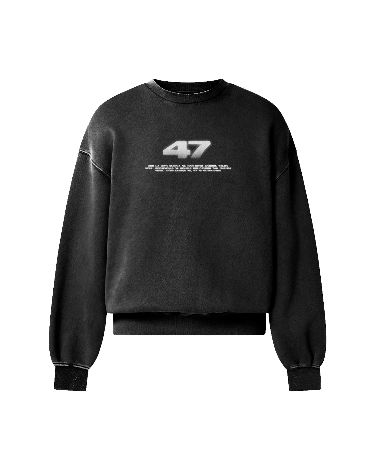 47 MOOSE OVERSIZED FADED SWEATSHIRT - Drip by Rage