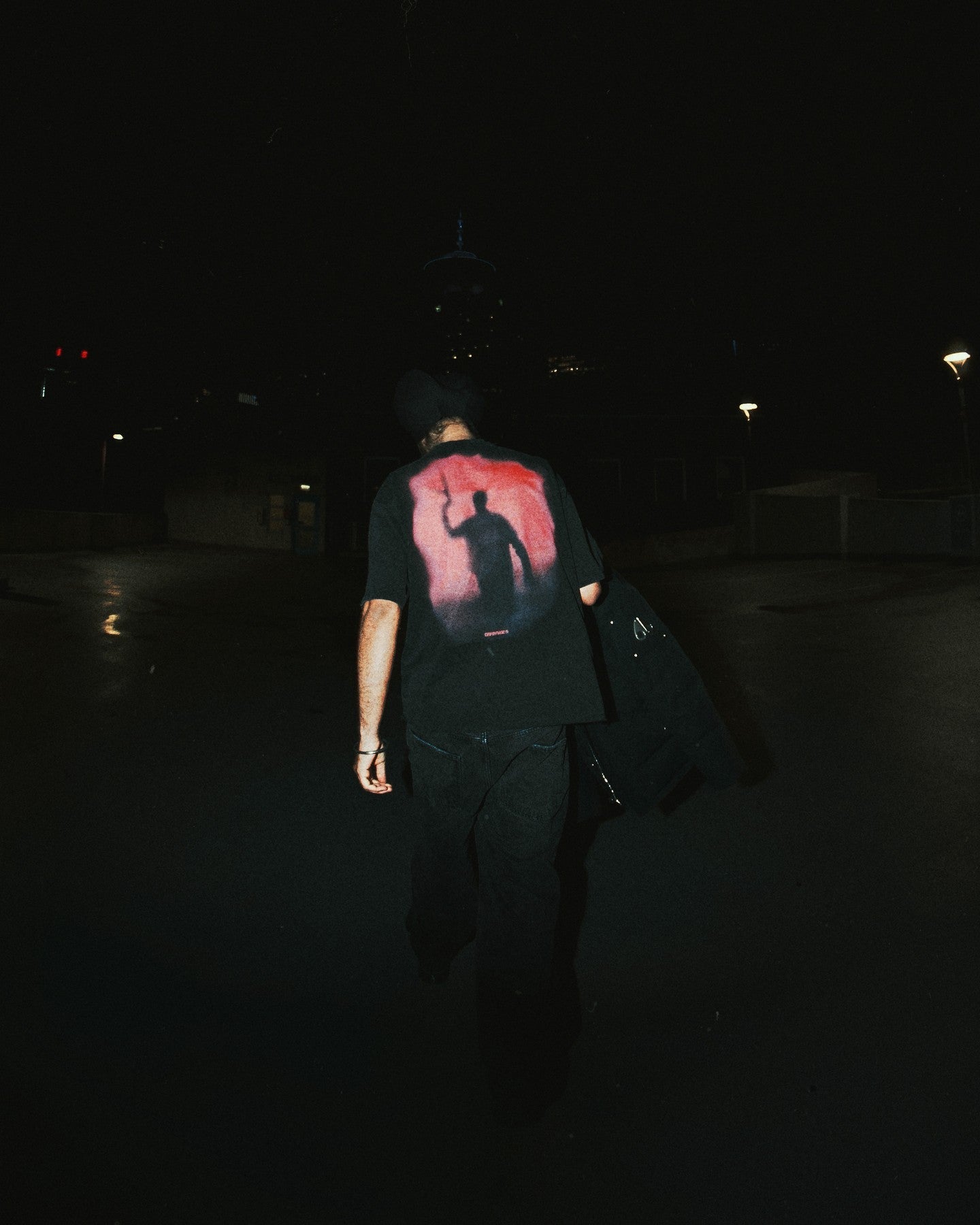 47 RED EDITION OVERSIZED FADED T-SHIRT BLACK - Drip by Rage