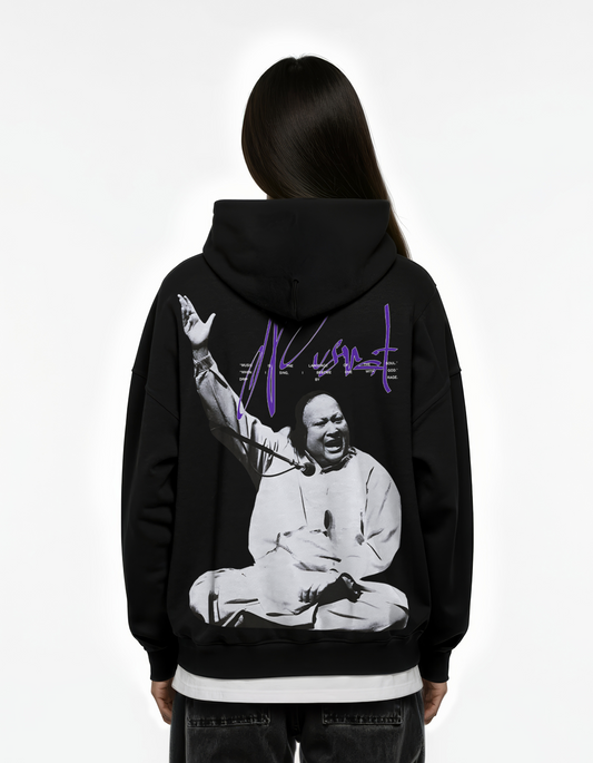 NUSRAT SUN FADED BOXY HOODIE