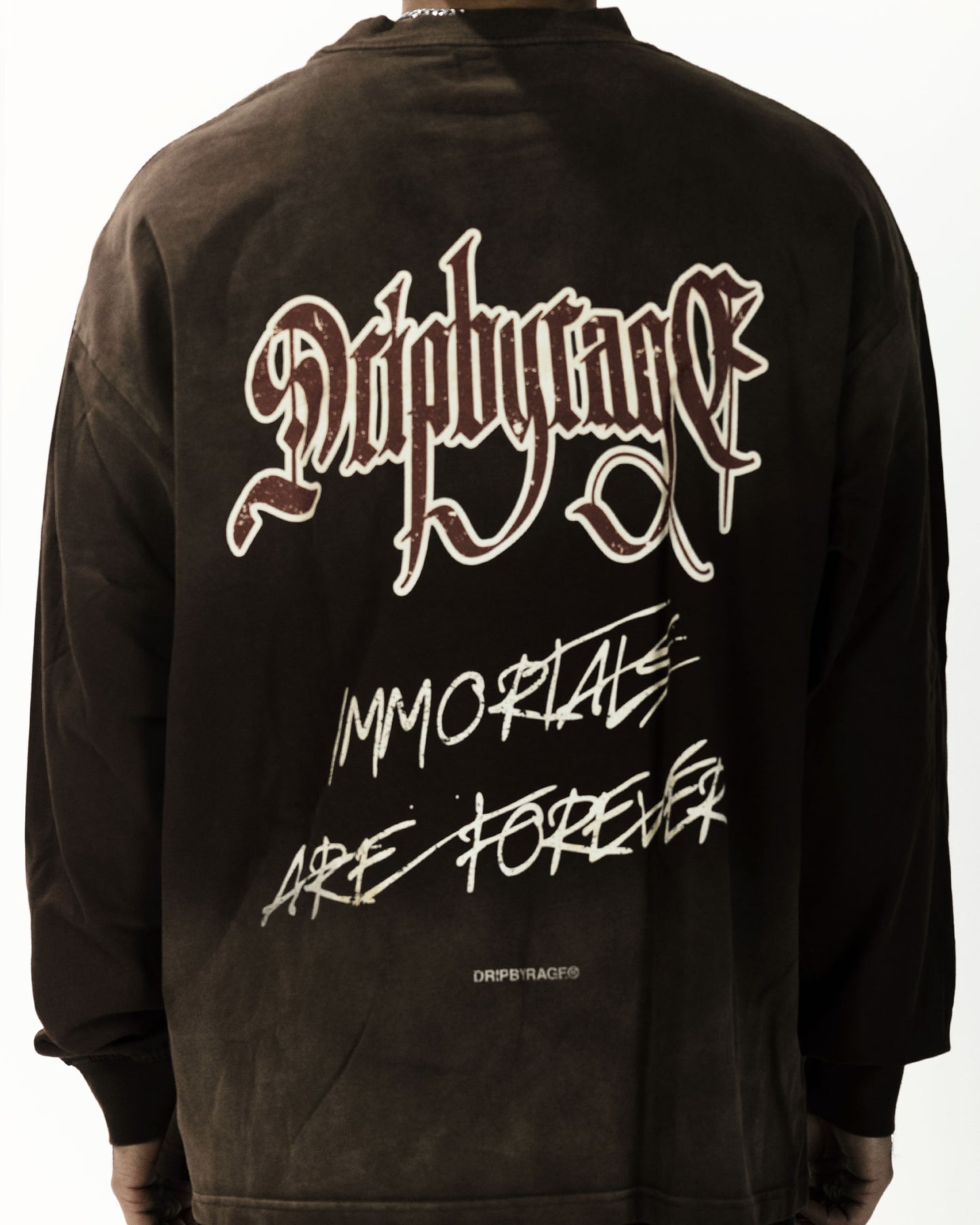 IMMORTALS FOREVER OVERSIZED LONG SLEEVE BROWN