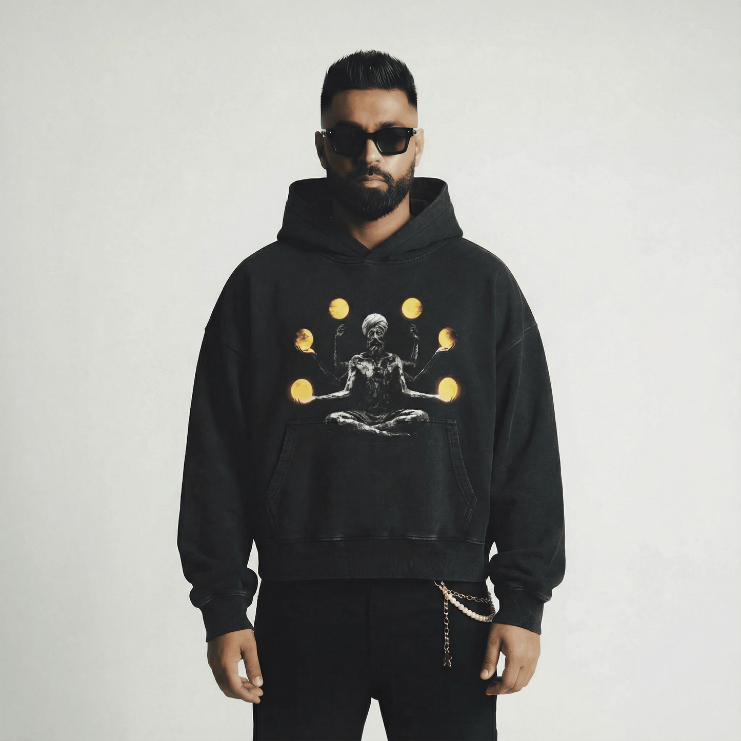 6TH DIMENSION BOXY FADED HOODIE - Drip by Rage