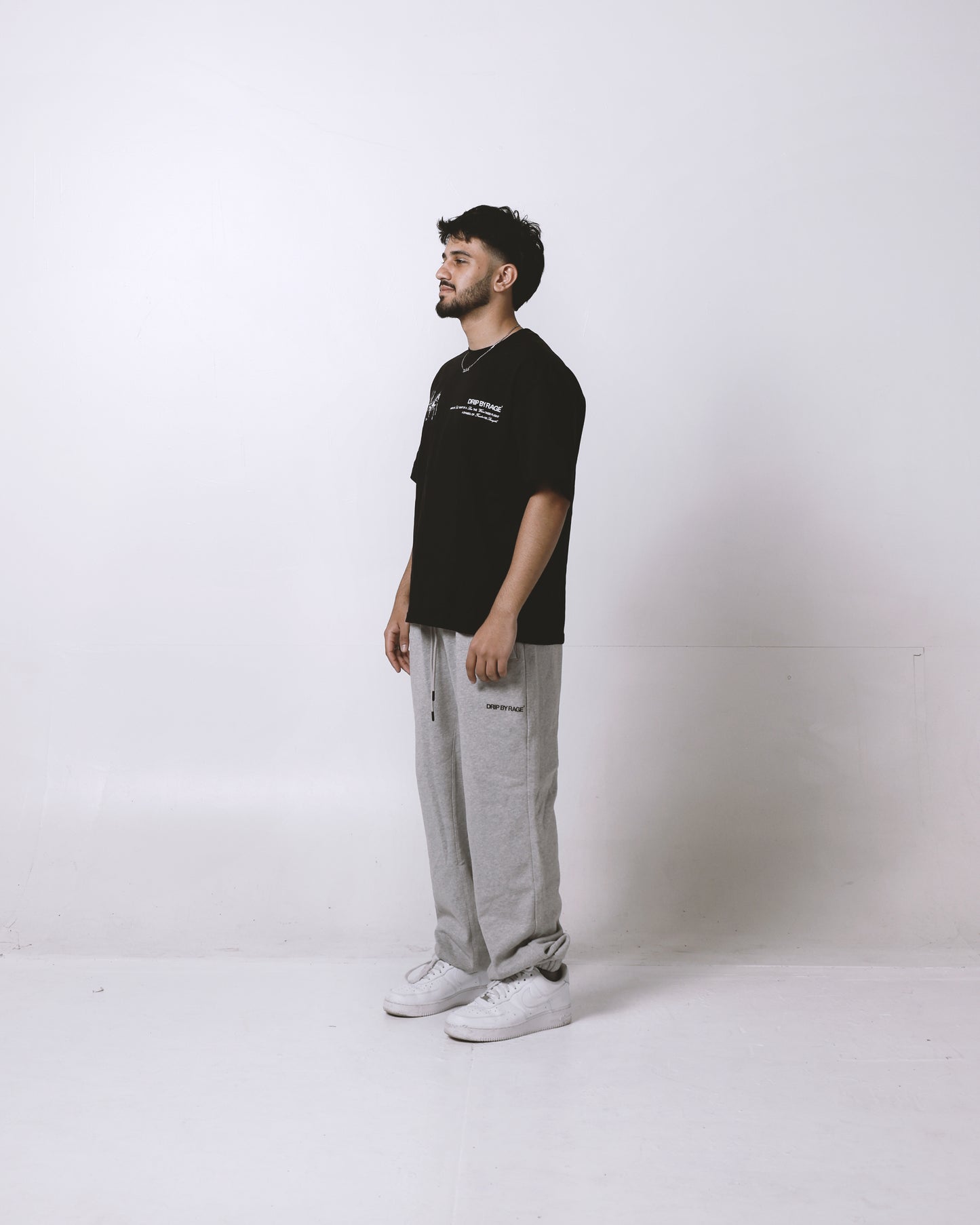 ASH GREY FRENCH TERRY SWEATPANTS