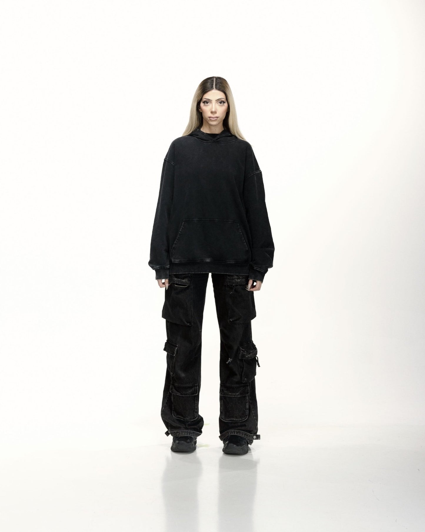 84 OVERSIZED FADED HOODIE - Drip by Rage