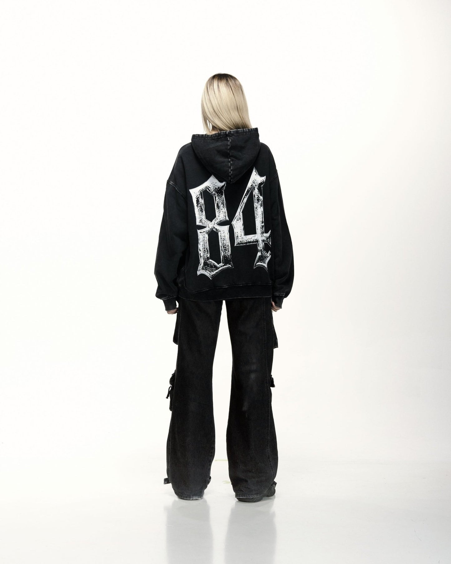84 OVERSIZED FADED HOODIE - Drip by Rage