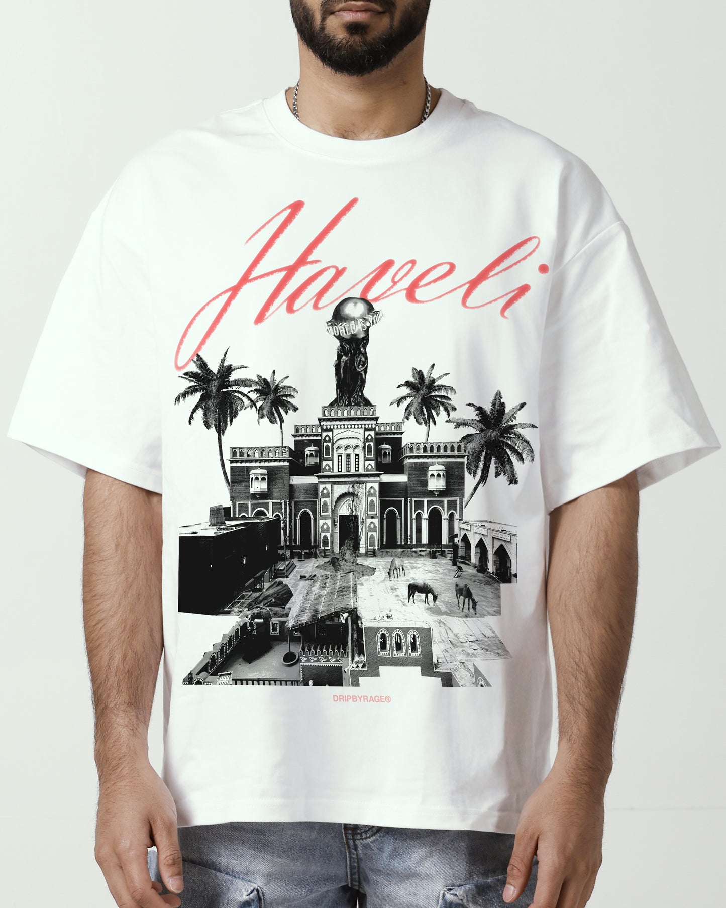 T-SHIRT BLANC « LE MONDE EST À VOUS »