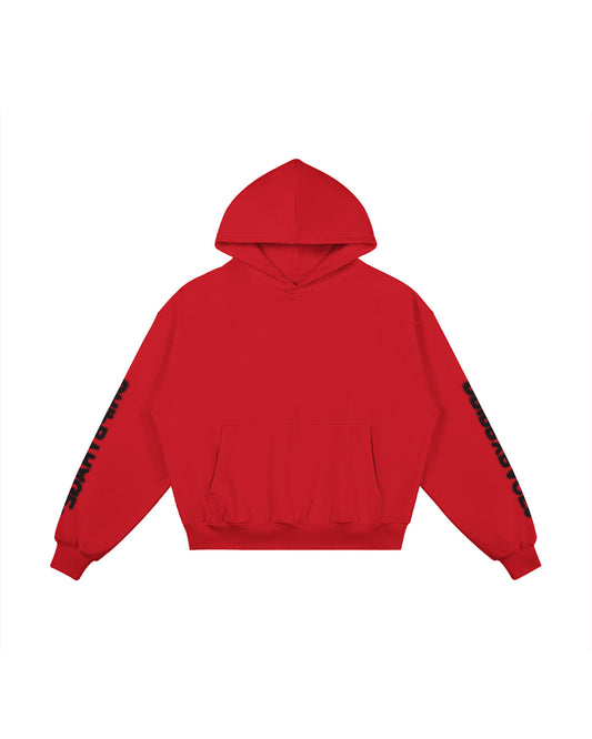 BLURRED BOXY FIT HOODIE