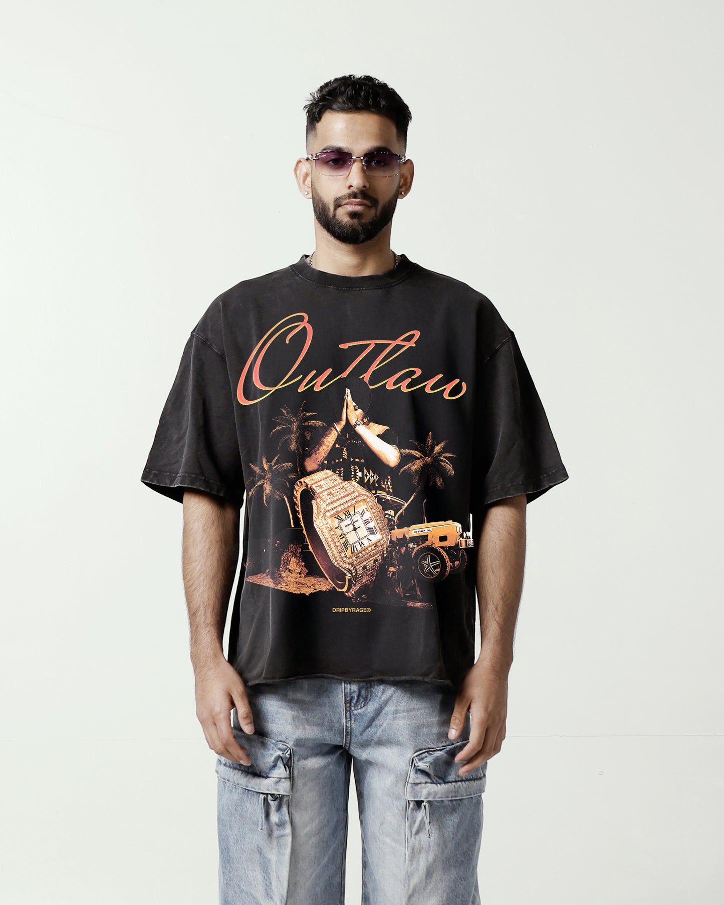 T-SHIRT DÉFLAMMÉ HORS-LA-LOI