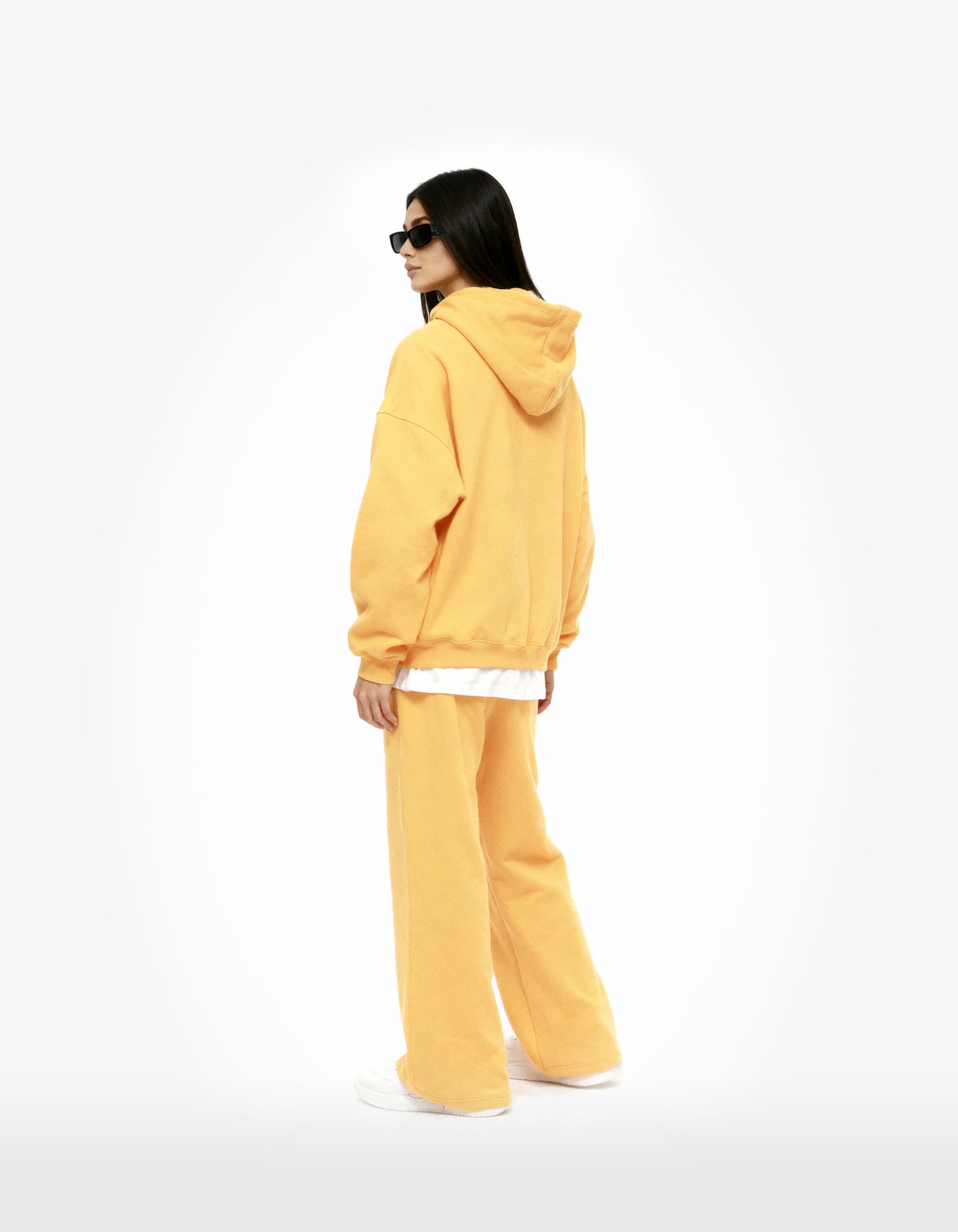 YELLOW RELAXED STRAIGHT SWEATPANTS