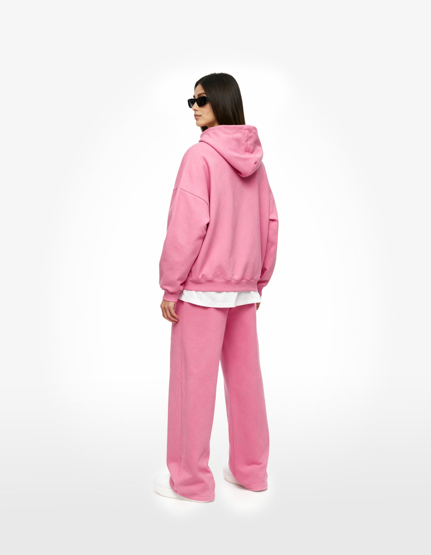 PINK RELAXED STRAIGHT SWEATPANTS