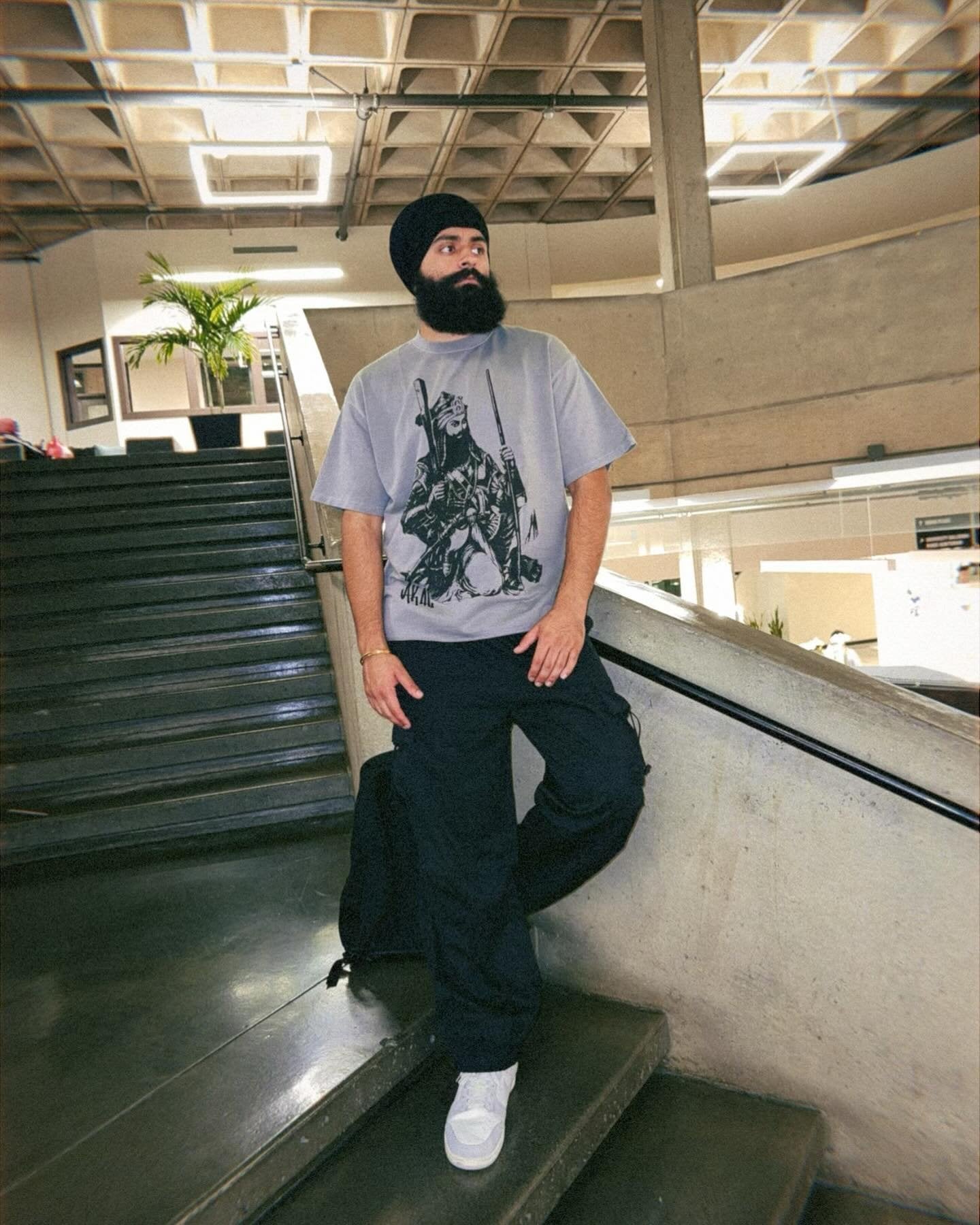 AKAL OVERSIZED FADED T-SHIRT GREY - Drip by Rage