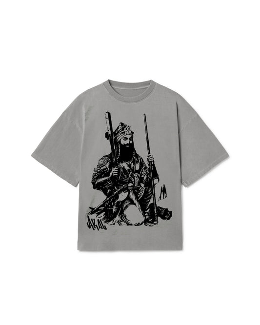 AKAL OVERSIZED FADED T-SHIRT GREY - Drip by Rage