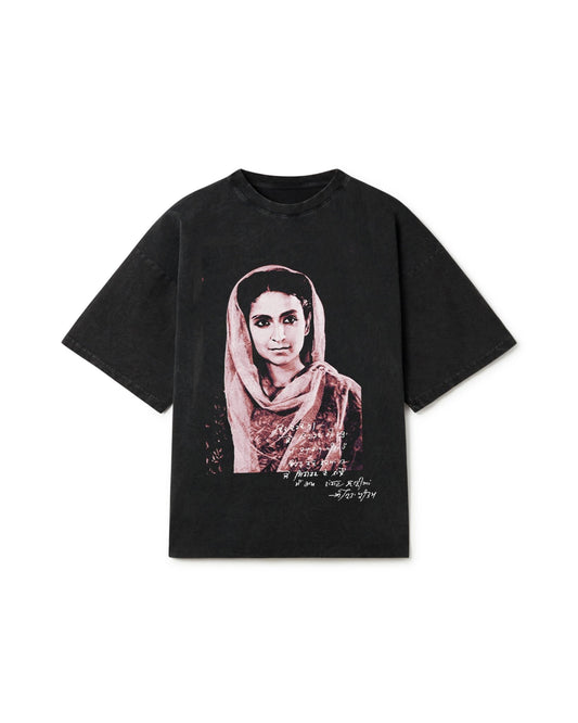 AMRITA OVERSIZED FADED T-SHIRT BLACK - Drip by Rage