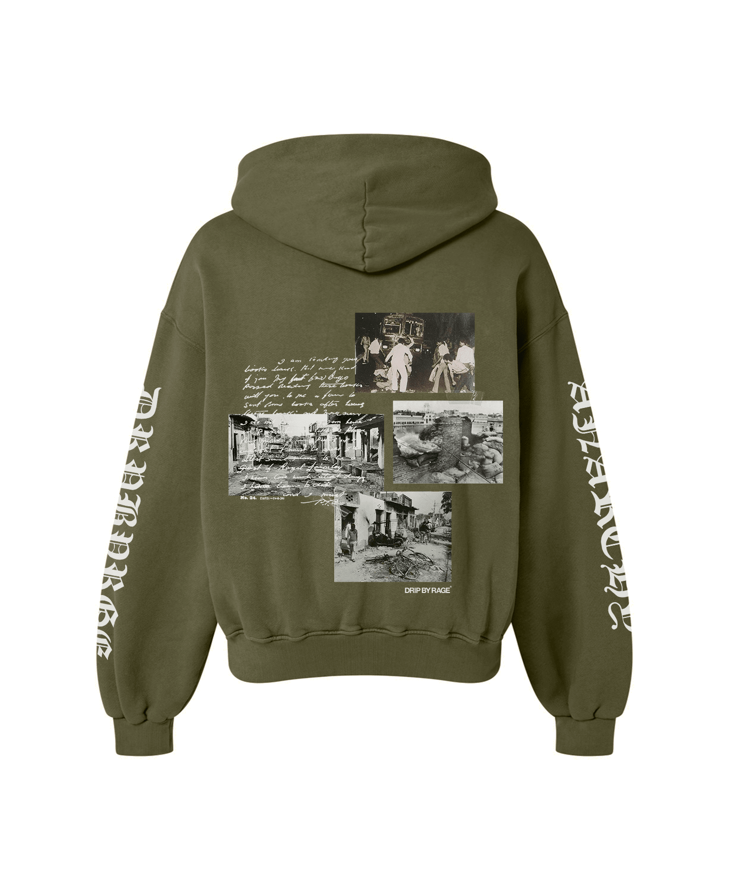 ANARCHY OF 84 OVERSIZED FADED HOODIE - Drip by Rage