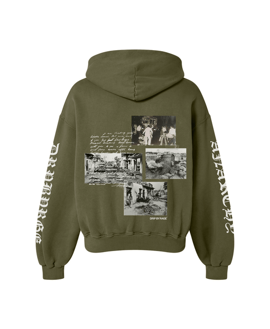 ANARCHY OF 84 OVERSIZED FADED HOODIE - Drip by Rage