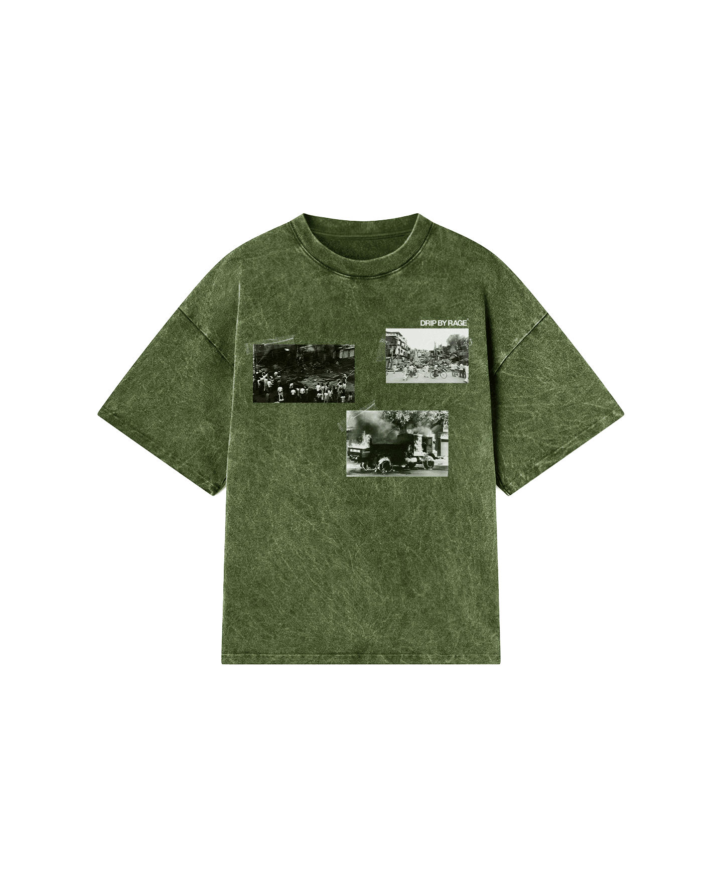 ANARCHY OF 84 OVERSIZED WASHED T-SHIRT - Drip by Rage