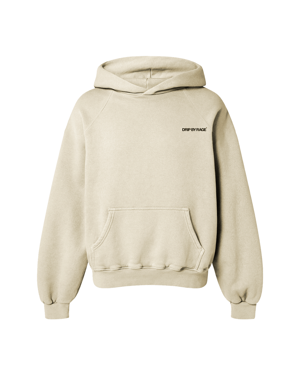 APRICOT OVERSIZED FLEECE HOODIE - Drip by Rage