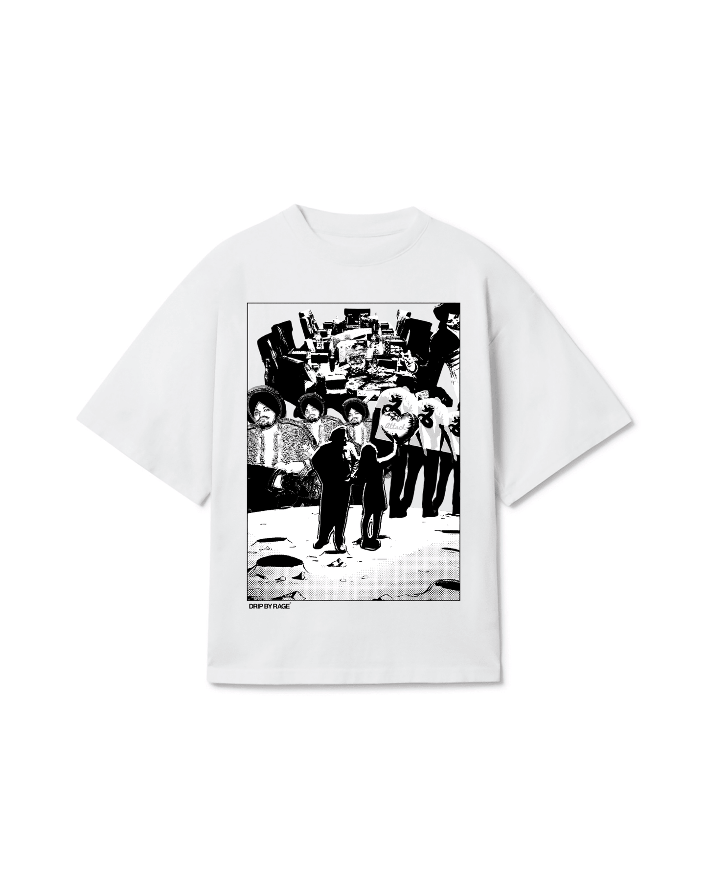 ATTACH T-SHIRT - Drip by Rage
