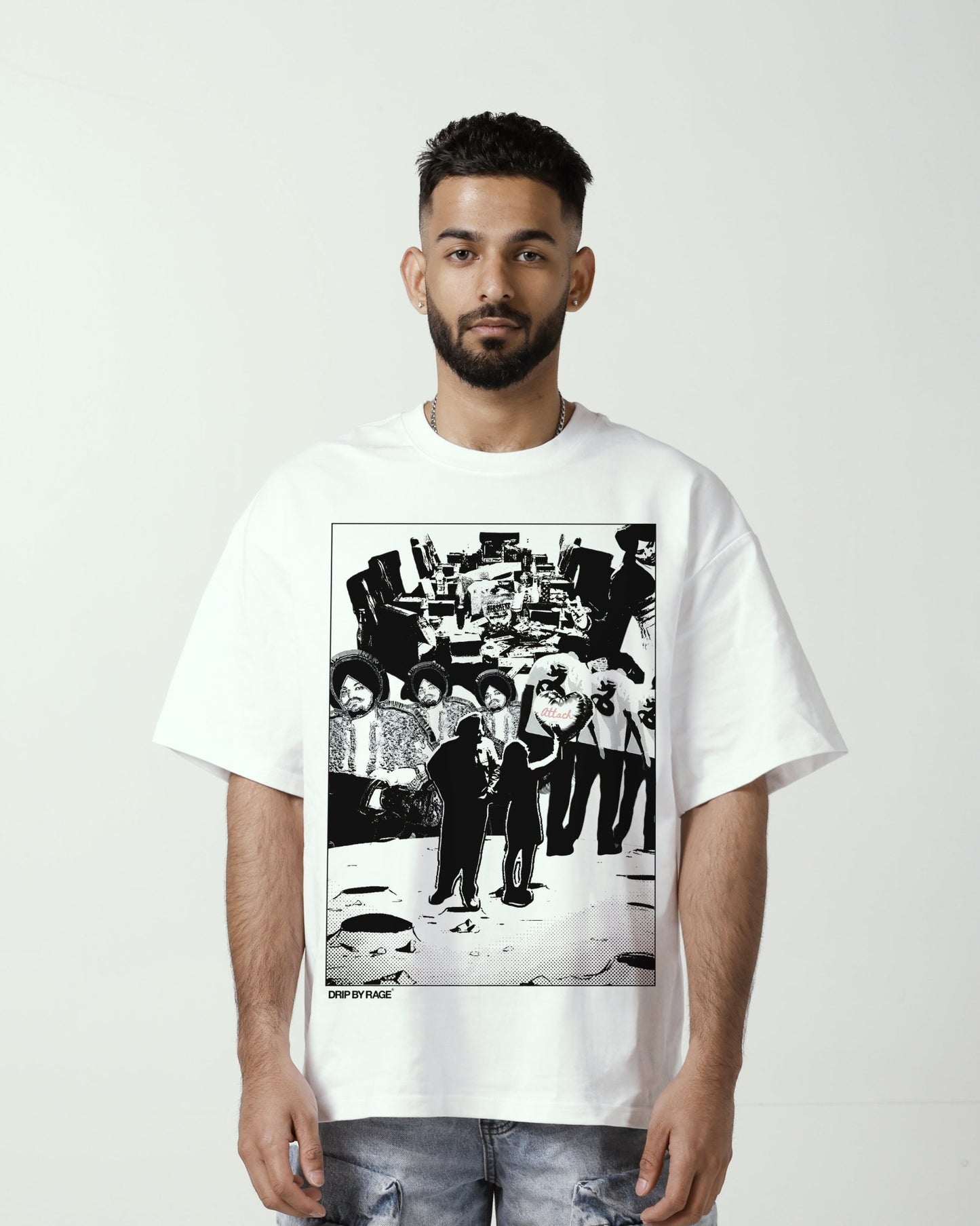 ATTACH T-SHIRT - Drip by Rage