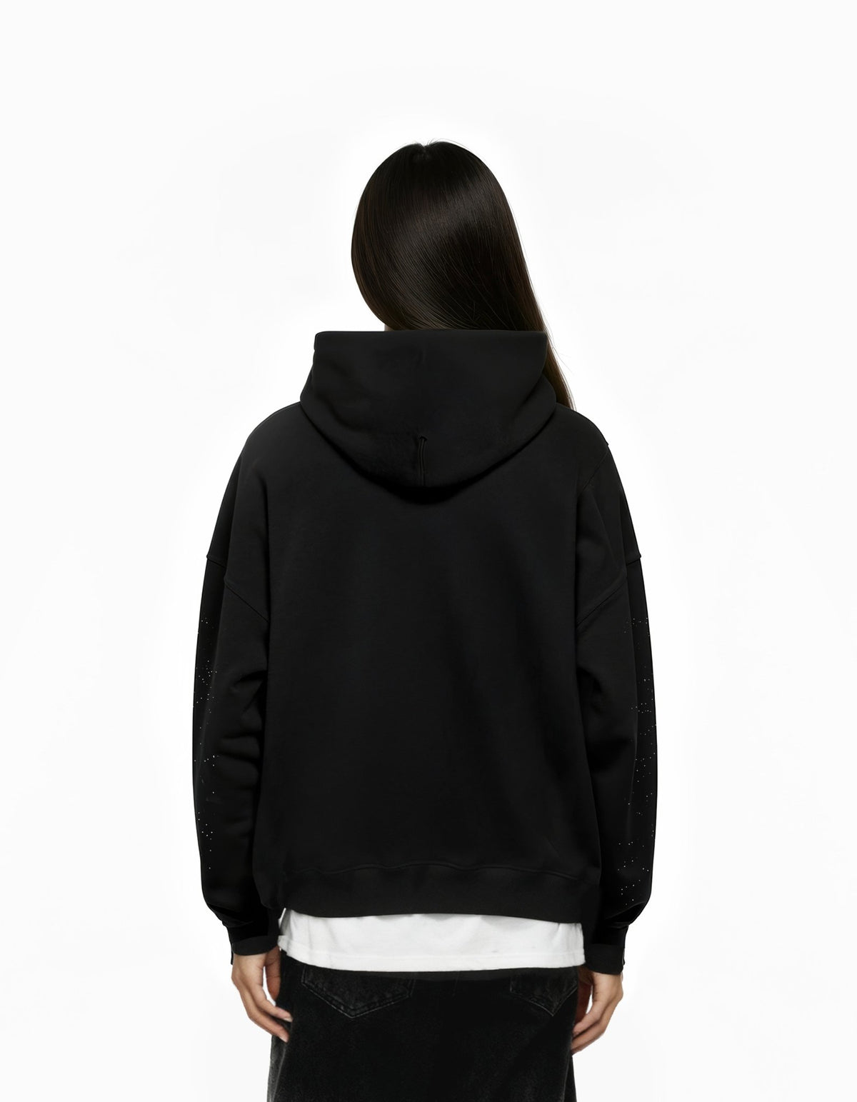 AURA STAR BIG PRINT SUN FADED BOXY HOODIE - Drip by Rage