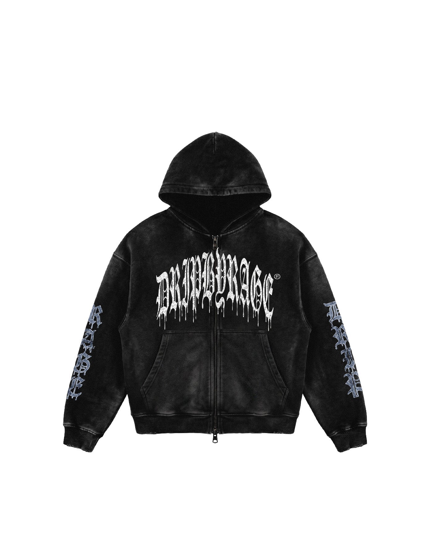 AWAKENING ZIP-UP FADED HOODIE - Drip by Rage