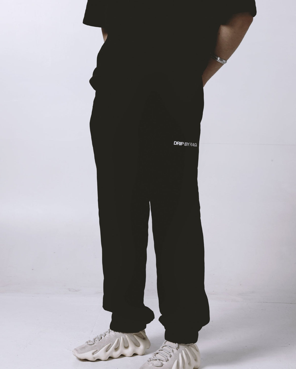 BLACK FRENCH TERRY SWEATPANTS - Drip by Rage