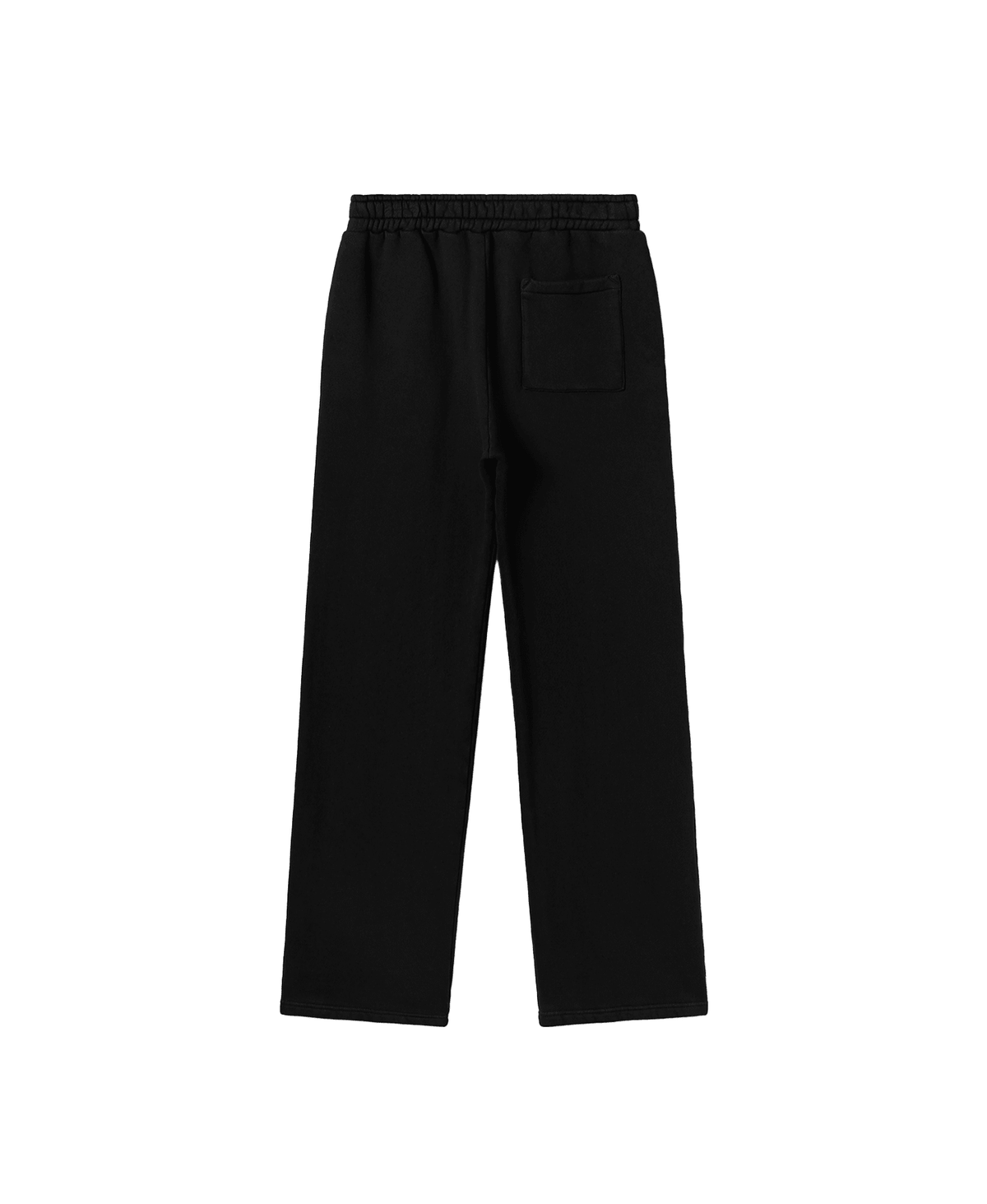 BLACK HEAVY RELAXED STRAIGHT SWEATPANTS - Drip by Rage