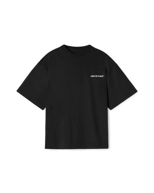 BLACK PREMIUM OVERSIZED T-SHIRT - Drip by Rage